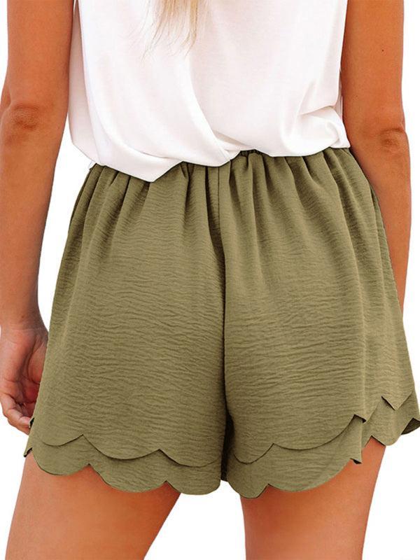 Beverley | Layered Petal Shorts Tie Waist