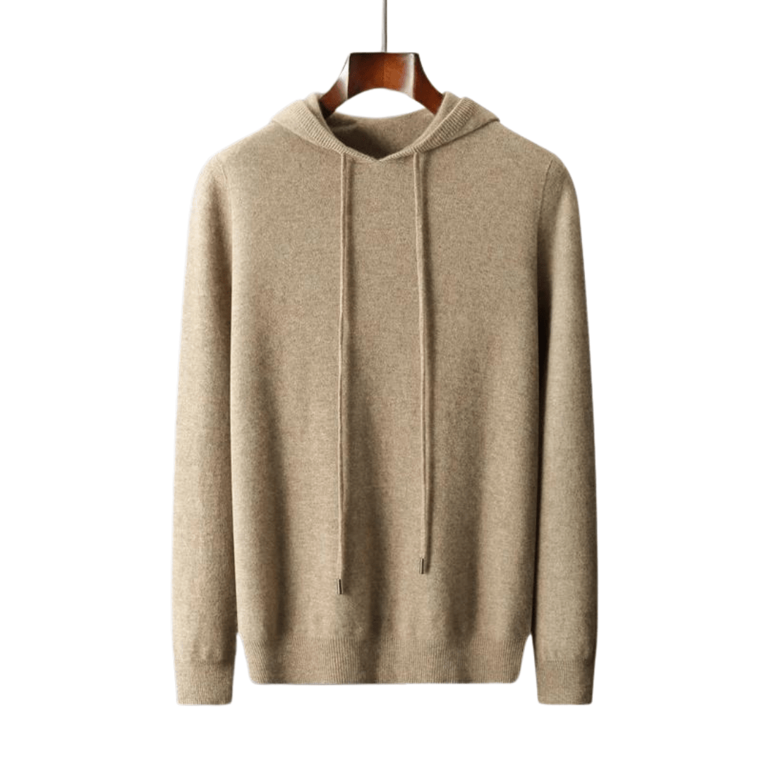 Emma & Rose cashmere hooded sweater — premium knitwear