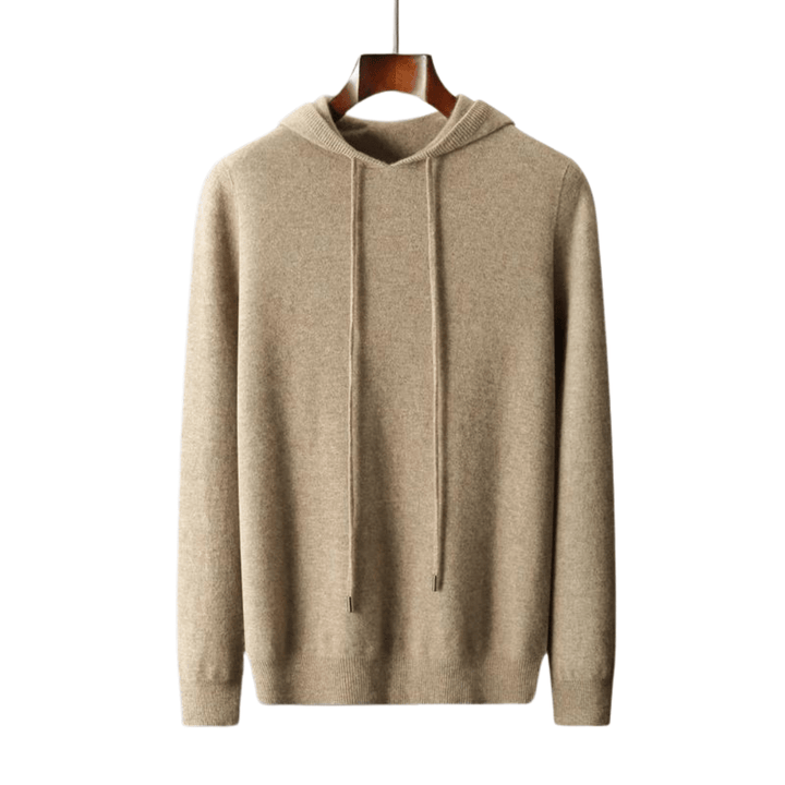 Emma & Rose cashmere hooded sweater — premium knitwear