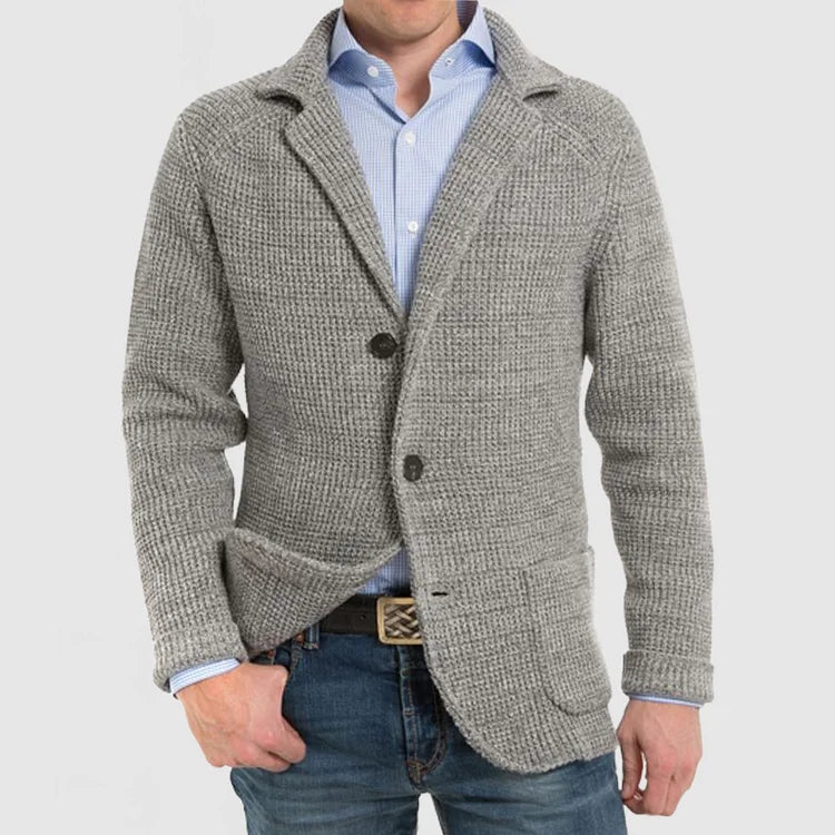 Elegant Men's Cardigan for Business and Leisure