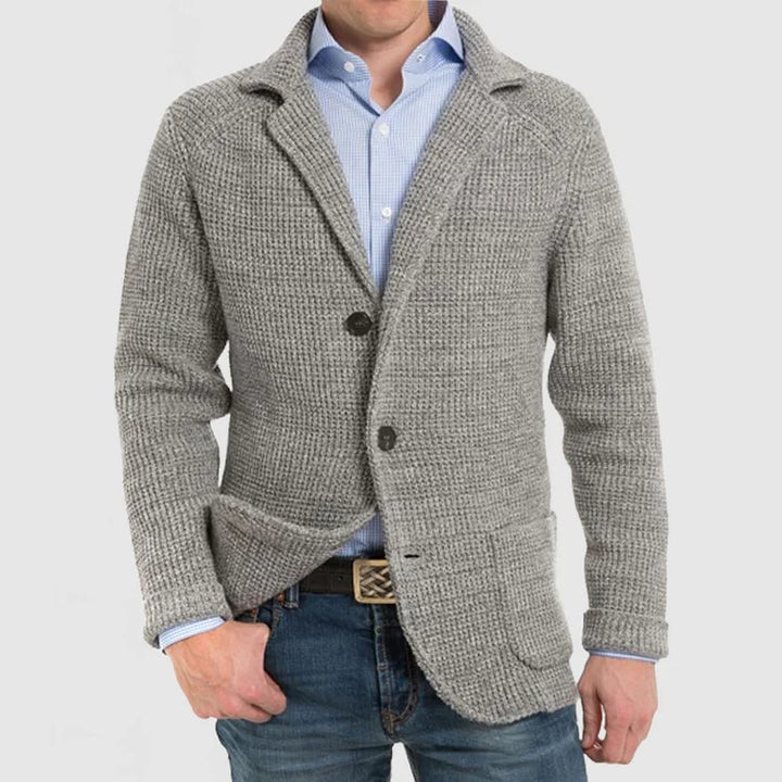 Elegant Men's Cardigan for Business and Leisure