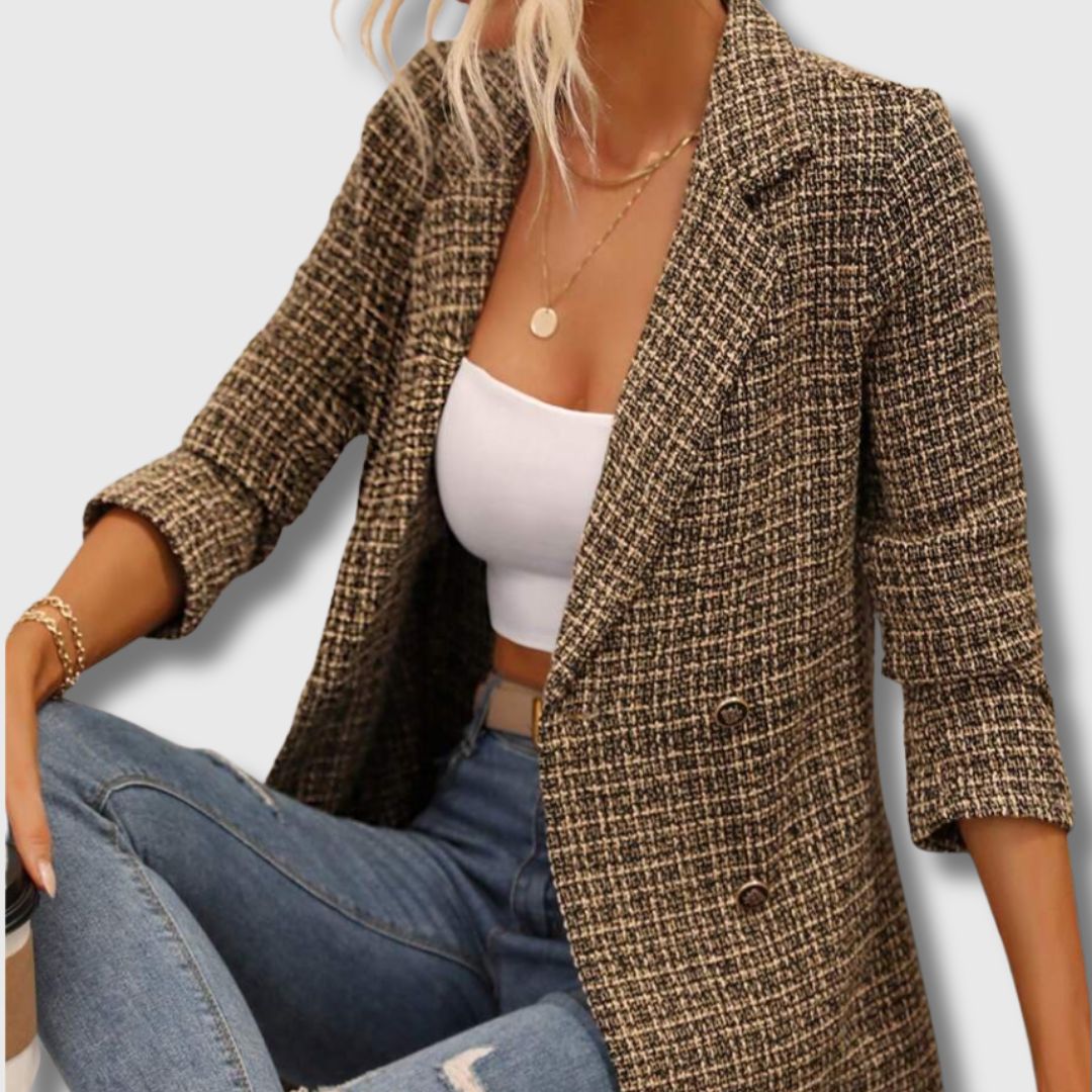 Sabine - Women's Chic Tweed Blazer Limited Edition