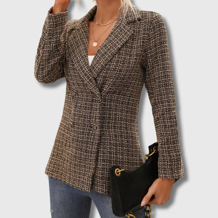 Sabine - Women's Chic Tweed Blazer Limited Edition