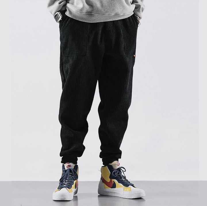 Men's Jogging Pants Casual Fit Soft Fabric with Elastic Waistband, view 3 - Elena Harper