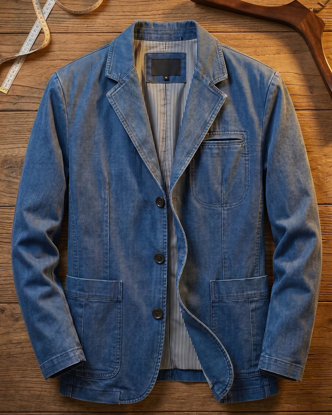 LAURENT MONACO | HEAVY DENIM SHIRT FOR MEN