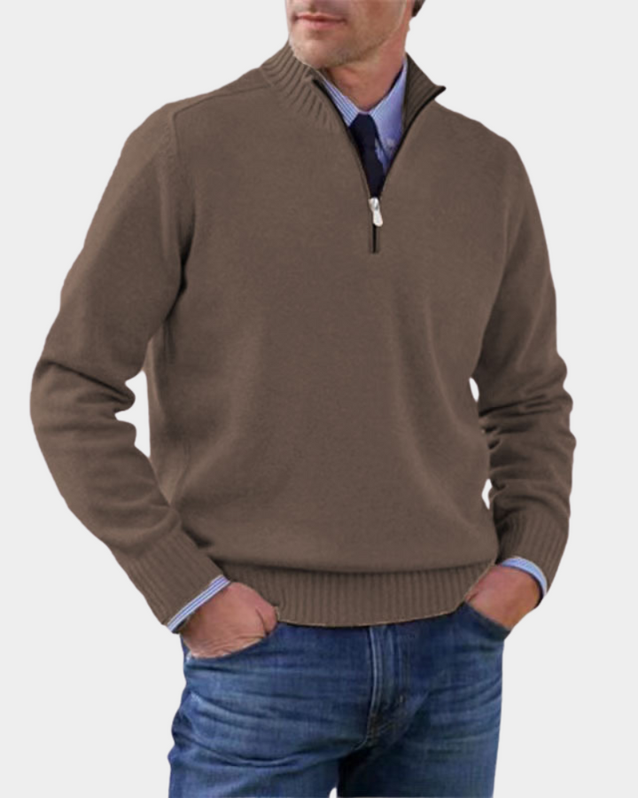 Zipper Sweater for Men | Soft & Warm