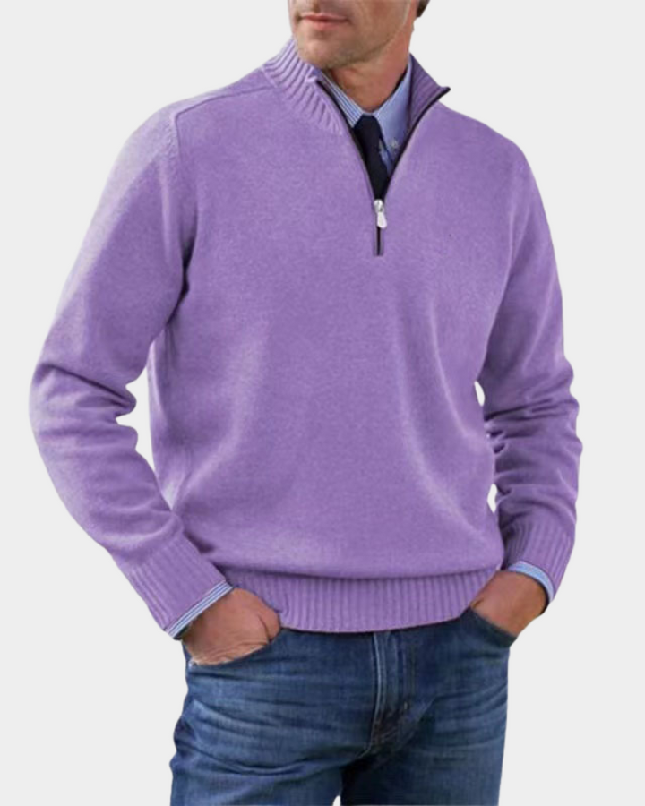 Zipper Sweater for Men | Soft & Warm
