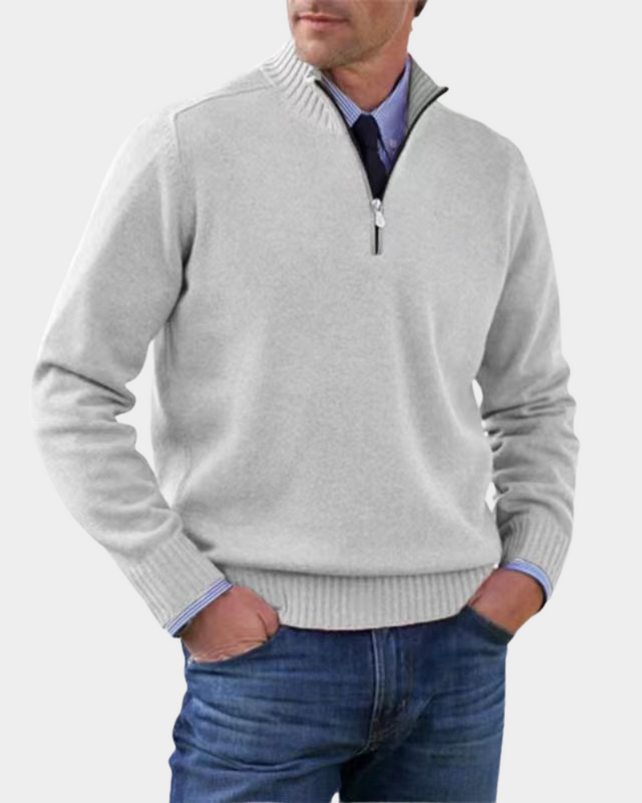 Zipper Sweater for Men | Soft & Warm