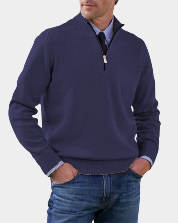 Zipper Sweater for Men | Soft & Warm