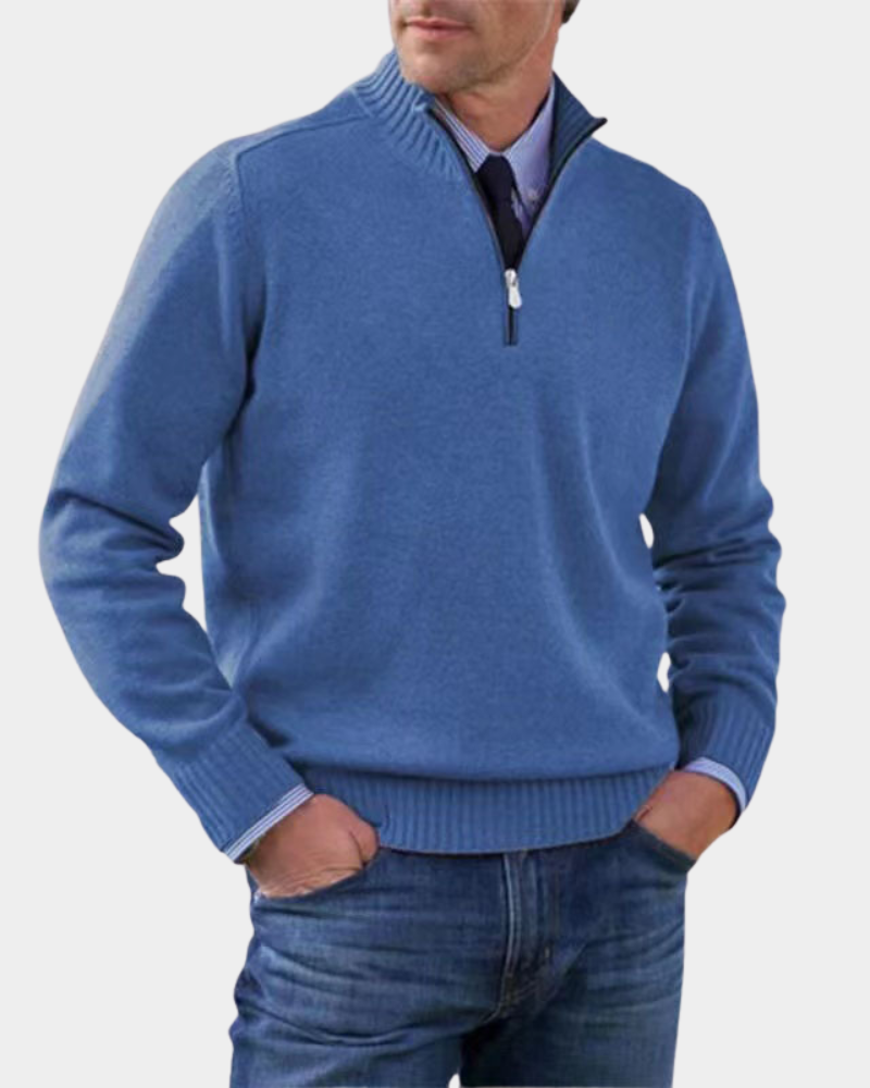 Zipper Sweater for Men | Soft & Warm