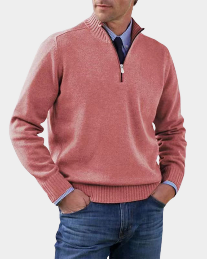 Zipper Sweater for Men | Soft & Warm