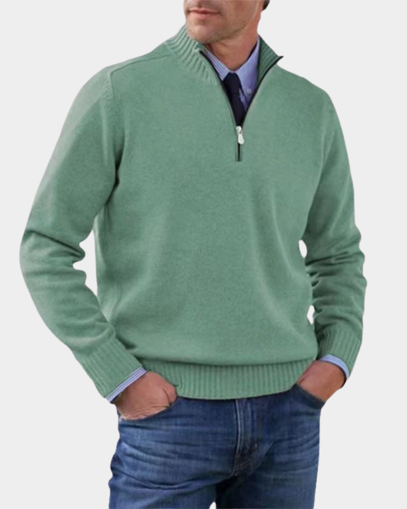 Zipper Sweater for Men | Soft & Warm