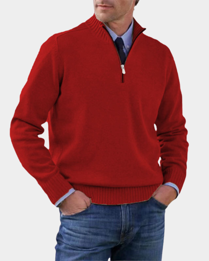 Zipper Sweater for Men | Soft & Warm