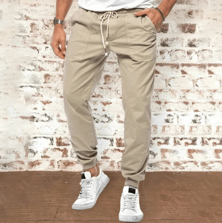 Men's Pants Casual Comfortable Cotton Perfect for Daily Activities - Elena Harper
