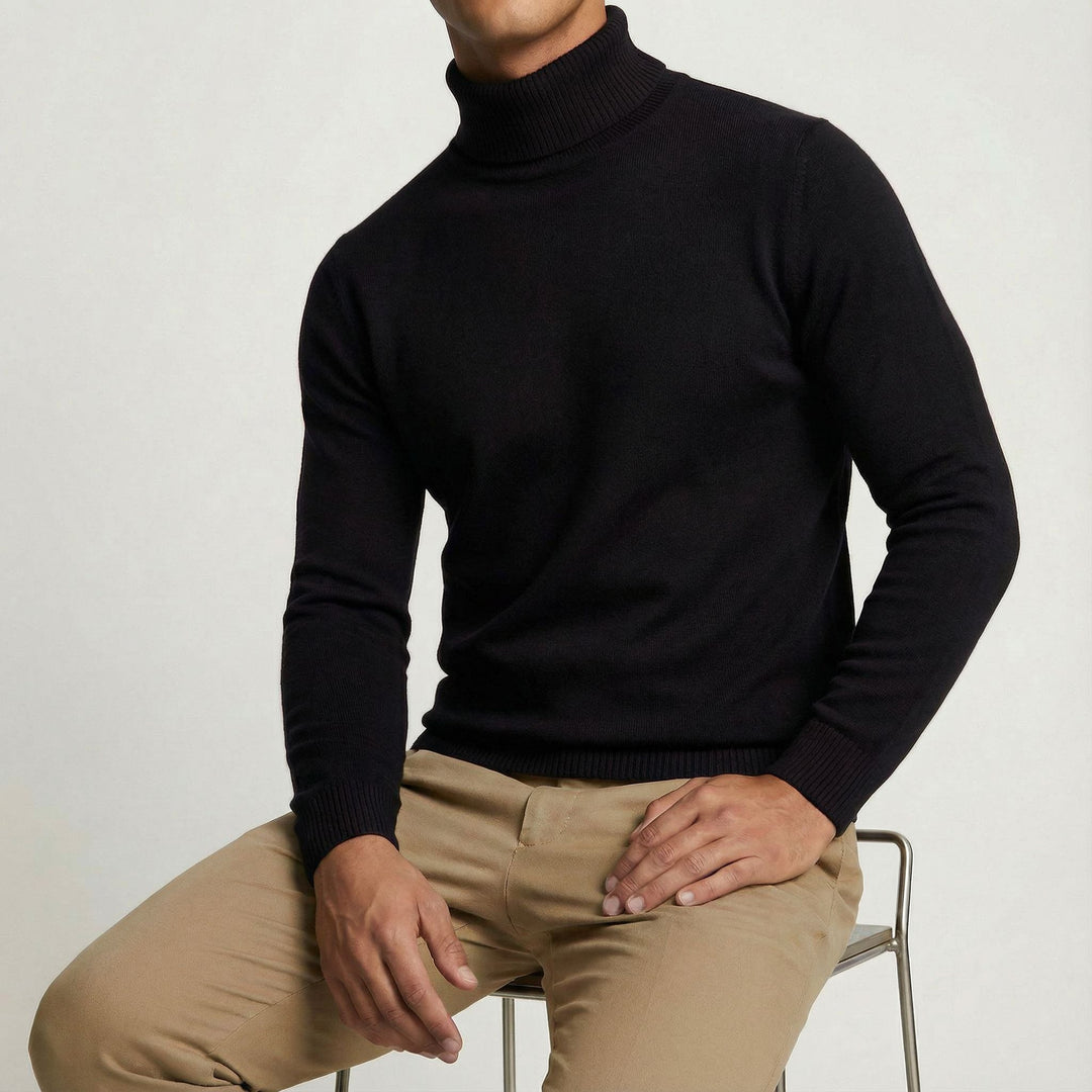 Turtleneck Sweater for Men | Slim Fit & Warm