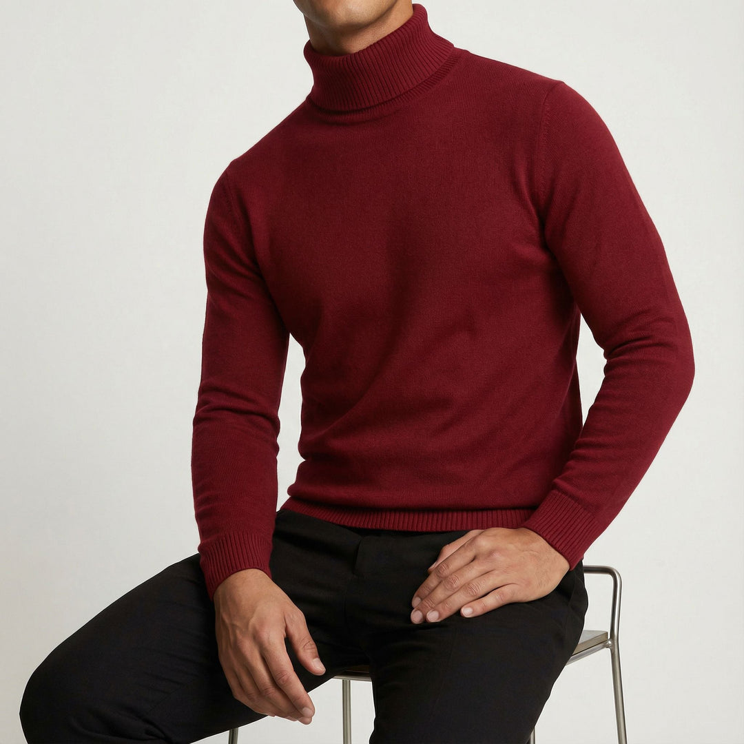 Turtleneck Sweater for Men | Slim Fit & Warm