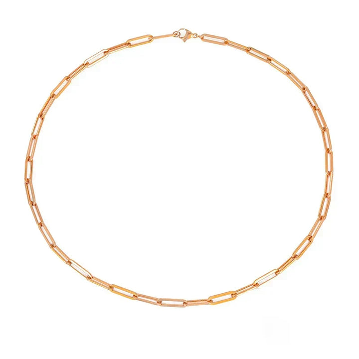 Archen Elegant Chain Necklace White Gold - Elena Harper