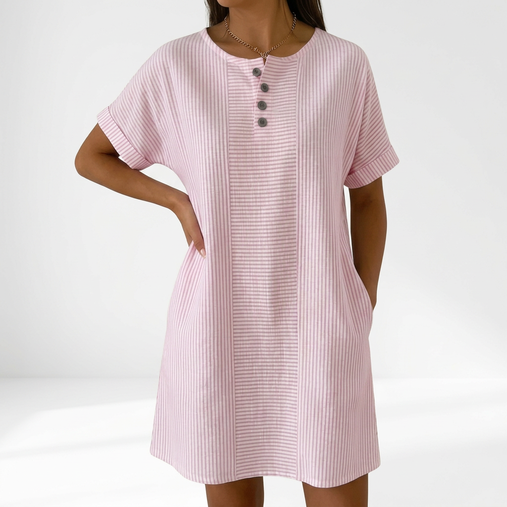 CHIC SHIRT DRESS FOR WOMEN