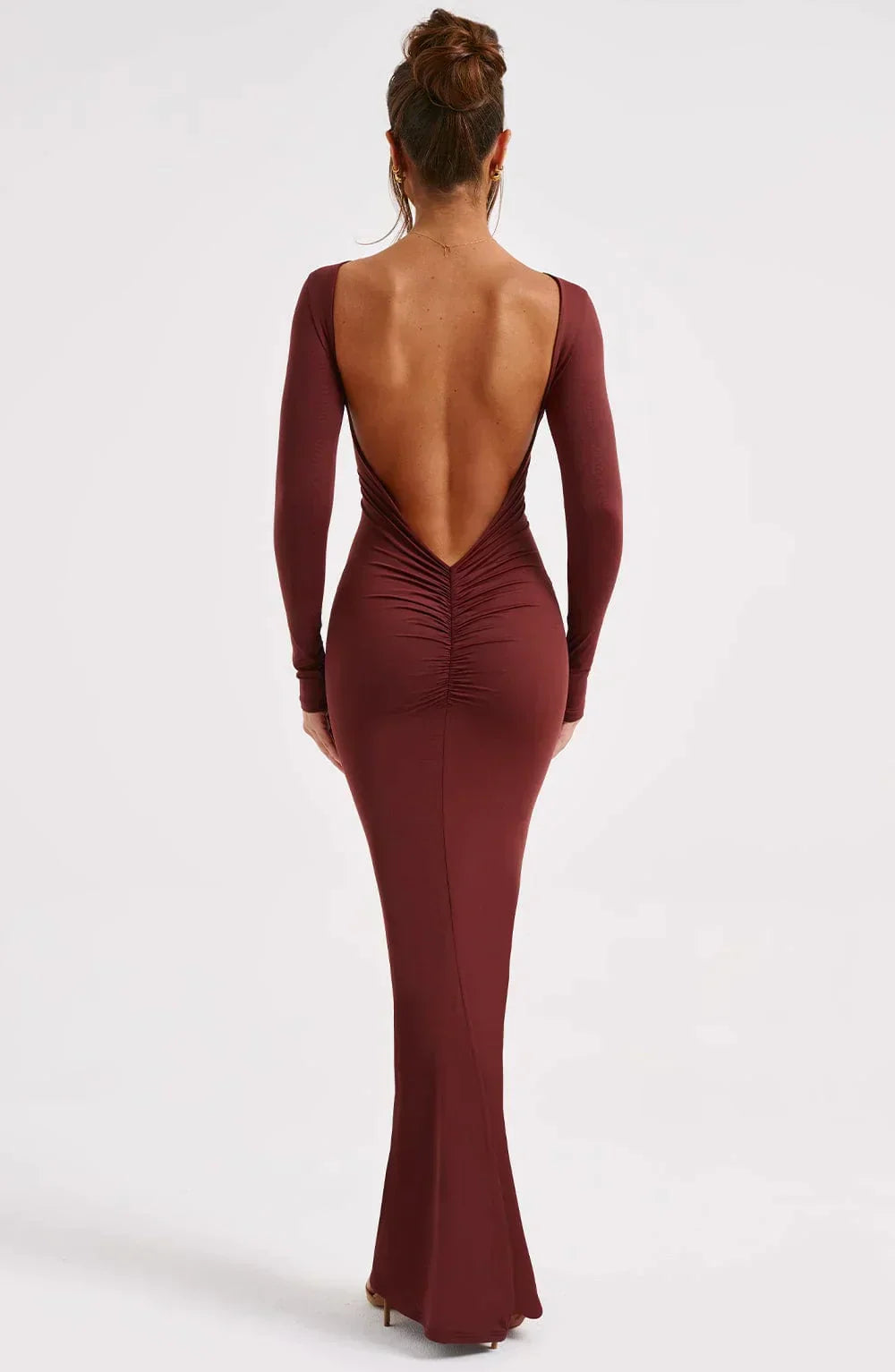 Backless Maxi Evening Dress for Women - Jara