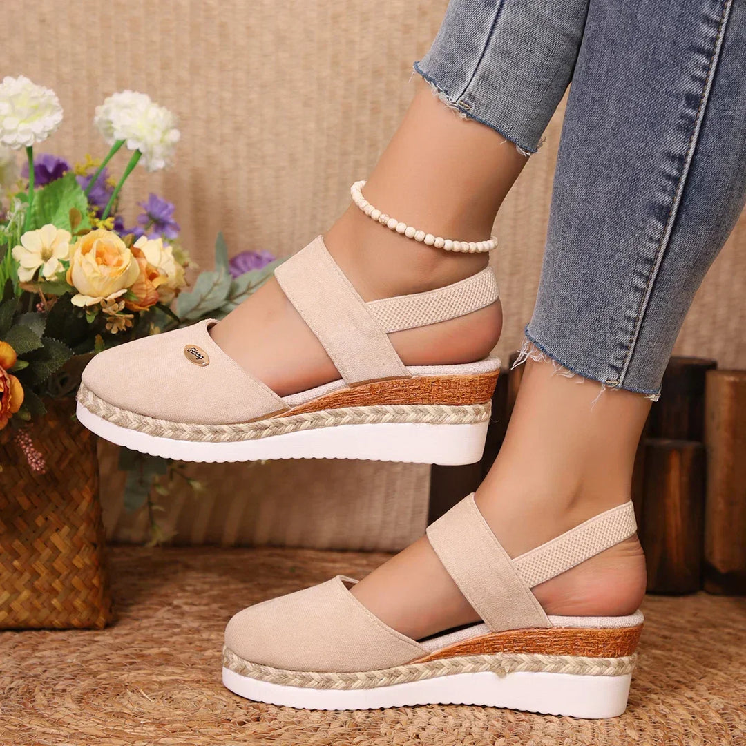 Lyra™ | Wedge Gladiator Sandals