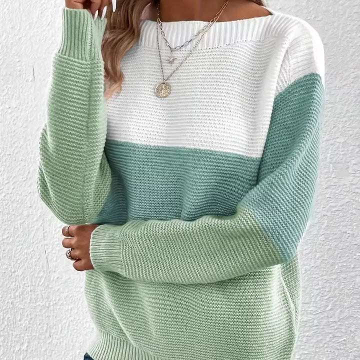 Elina™ – Patchwork Sweater for Women | 50% Off