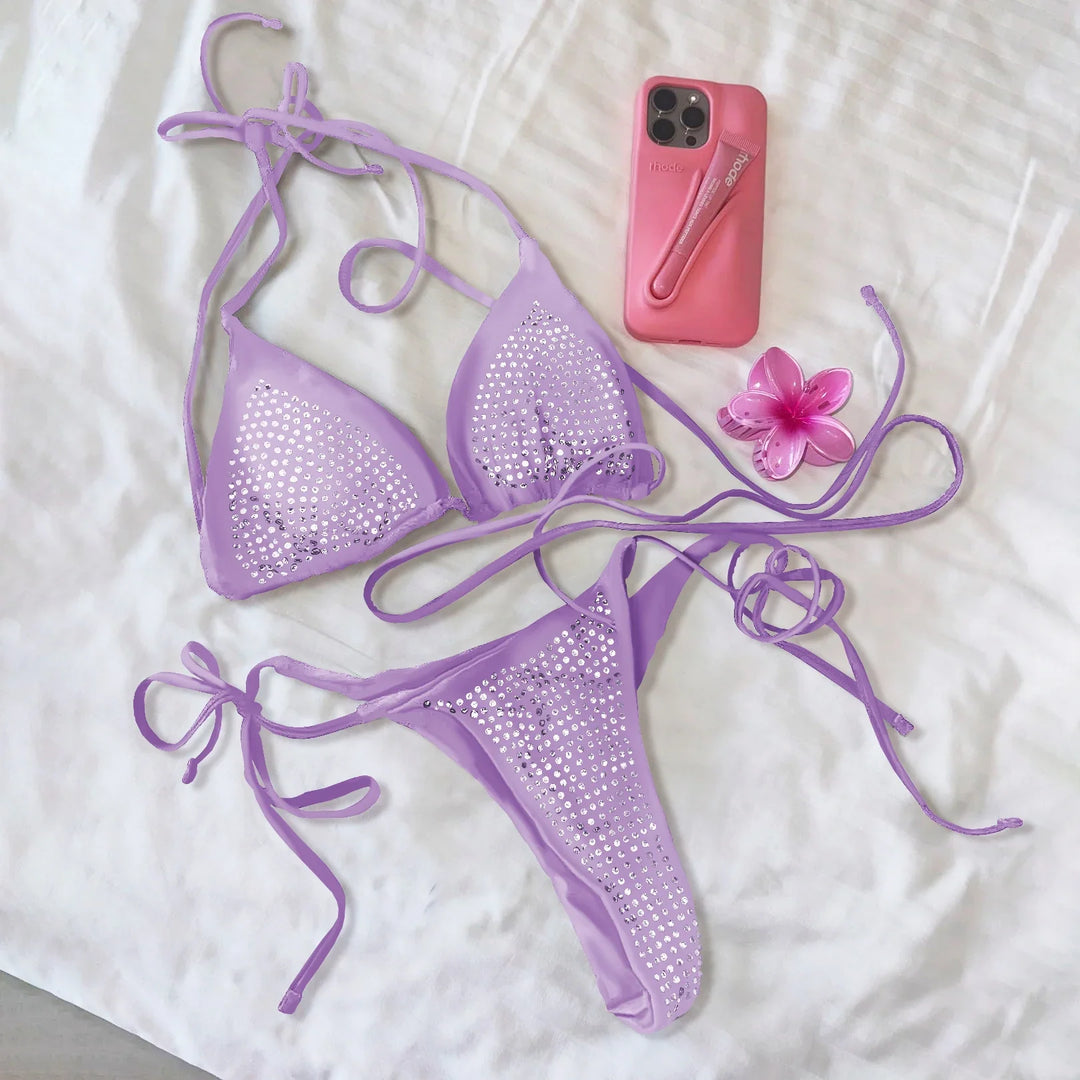 Beautifully Finished Bikini in a Timeless Design, view 3 - Elena Harper