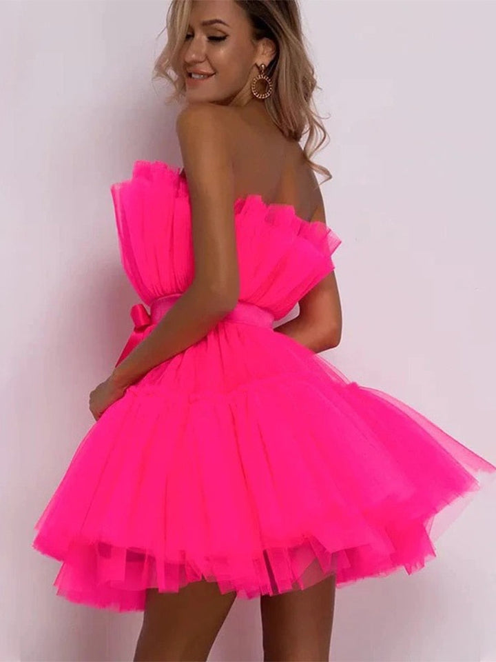 Ladies Tulle Dress – Festive, Fitted, Suitable for Evening Wear