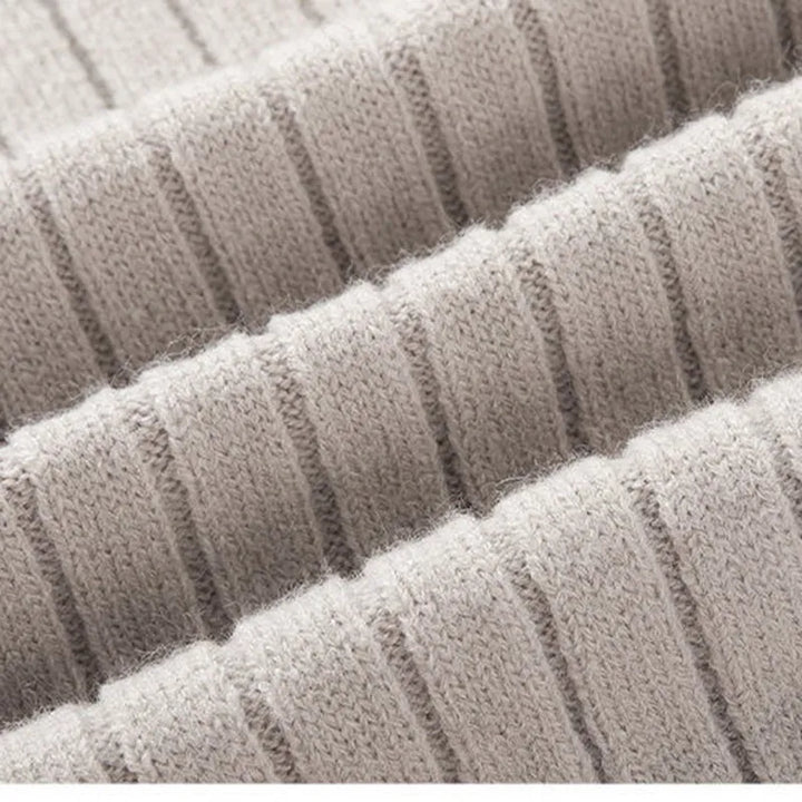 Men's Quarter Zip Slim Fit Sweater Modern Style, view 5 - Elena Harper