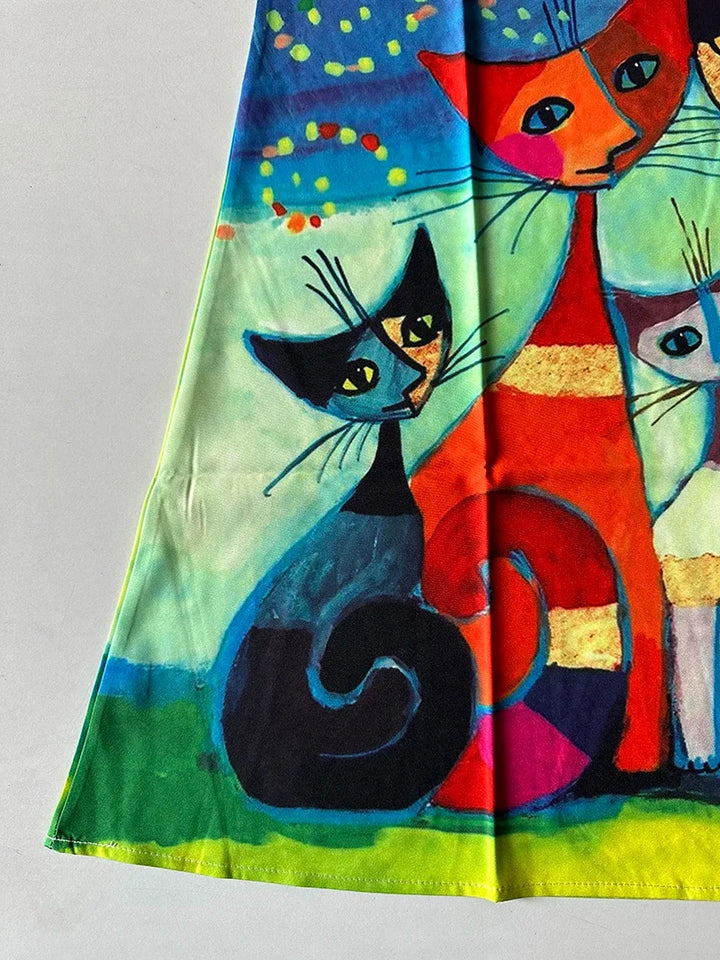 Gaia Breezy A-Line Dress, view 2 - Elena Harper