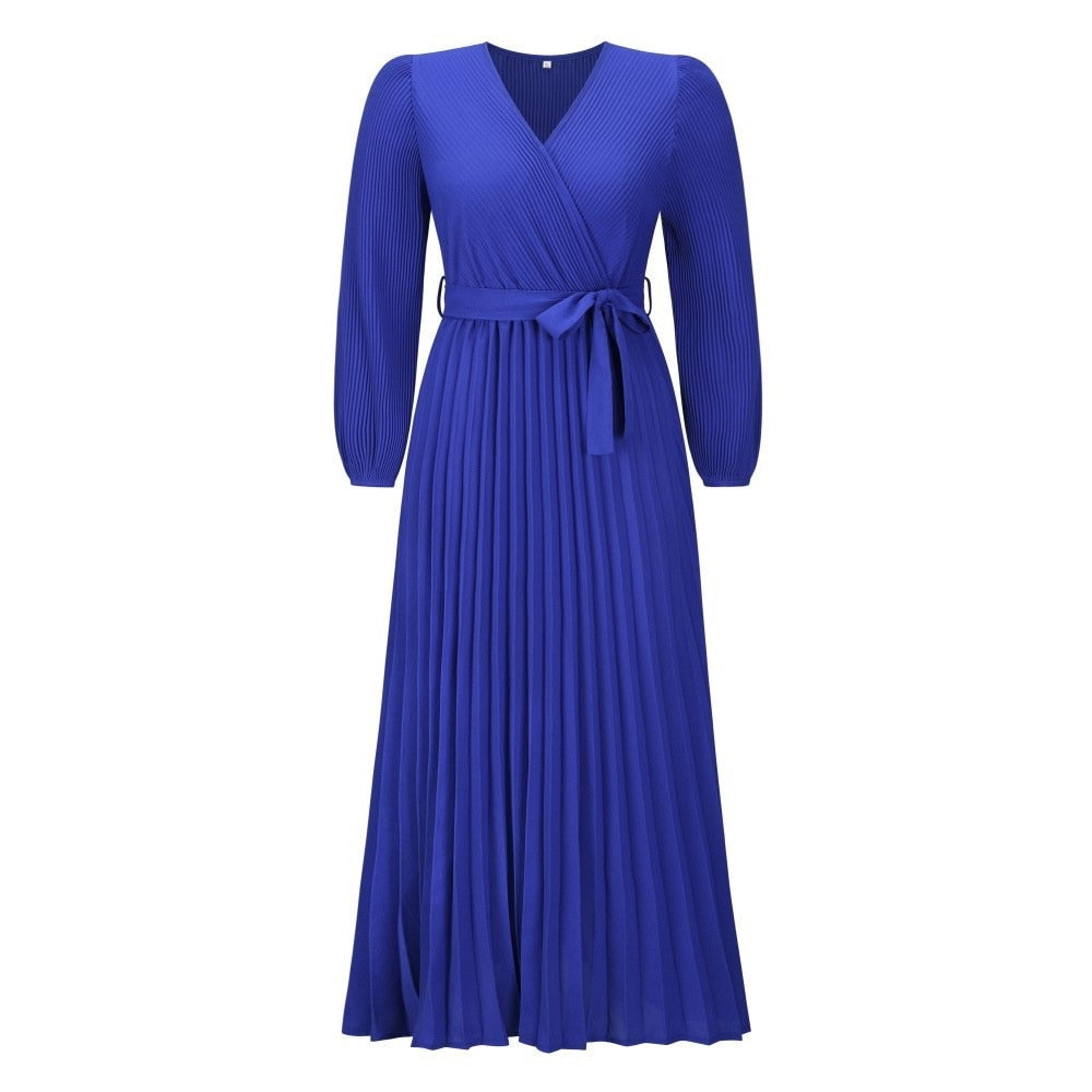 MimiDress I Pleated Dress for Women, view 4 - Elena Harper