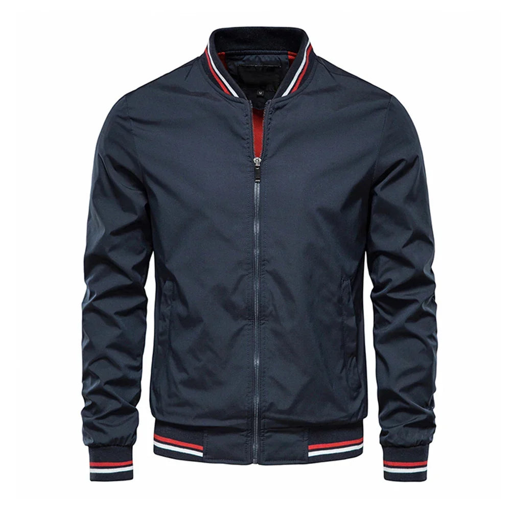 LAURENT MONACO | MEN'S JACKET WITH CONTRASTING ZIPPER