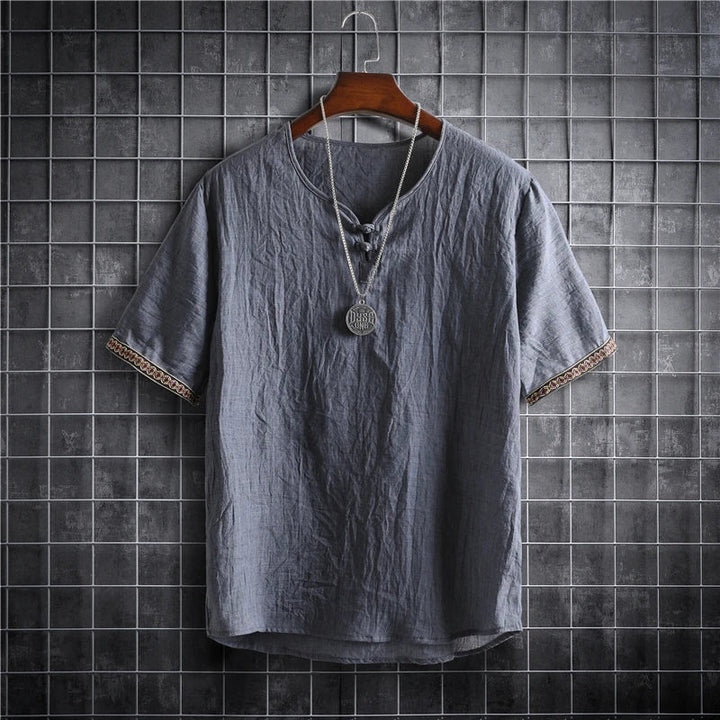 Giacomo Relaxed Linen Shirt, view 7 - Elena Harper