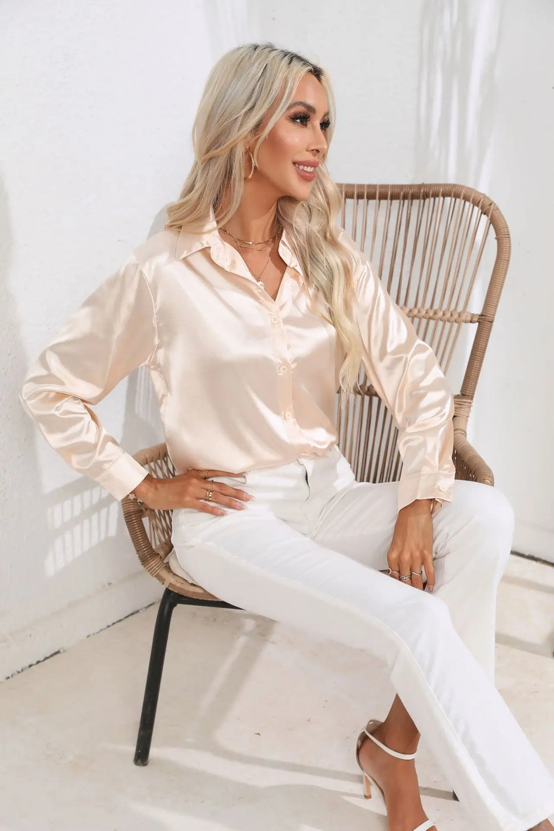 Isotta - Satin Blouse