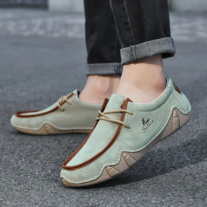 LAURENT MONACO | LEATHER ORTHOPEDIC SHOES WITH PRECISE FIT