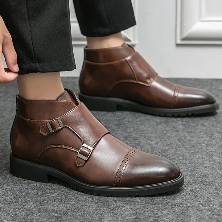 LAURENT MONACO | DOUBLE BUCKLE BOOTS