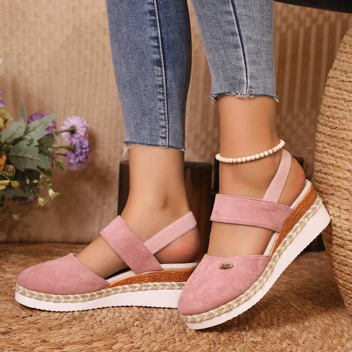 Lyra™ | Wedge Gladiator Sandals