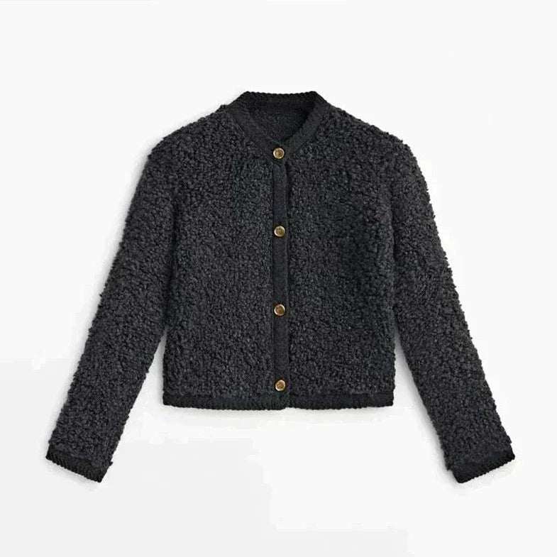 Ultra Soft Cardigan Vest CozyTeddy, view 5 - Elena Harper