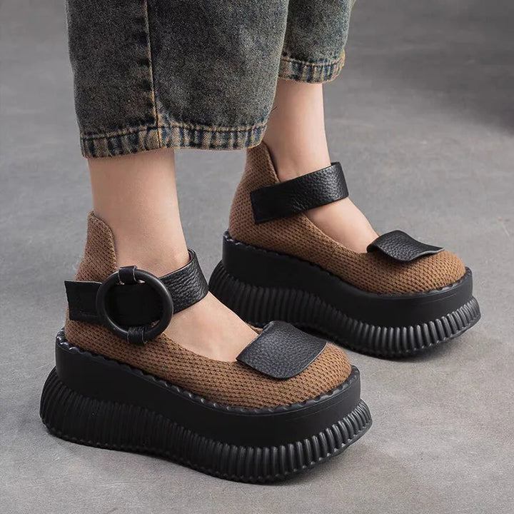 Strappy Platform Shoes - Rinoa
