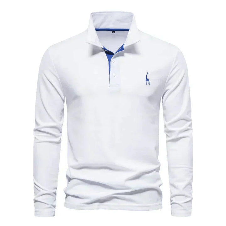 Ronny - Long Sleeve Polo for Men