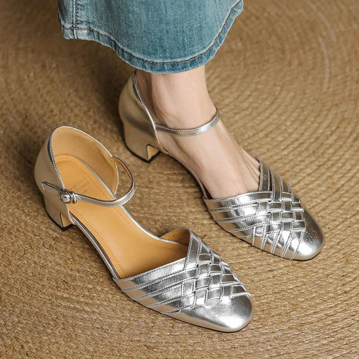 Elara Women’s Elegant Block Heel Shoes - Elena Harper