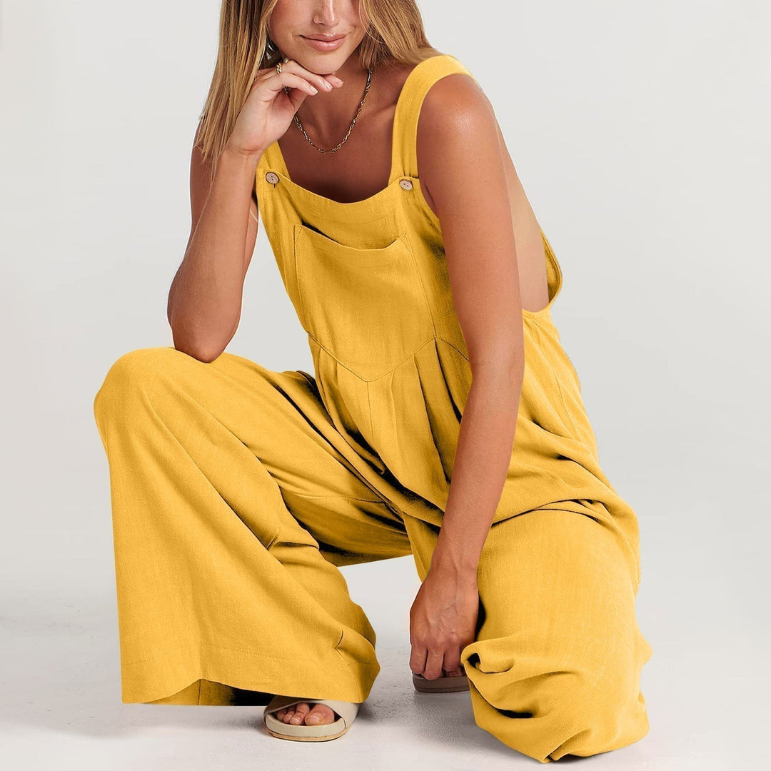 Women's Cotton Blend Overall - Casual and Comfortable
