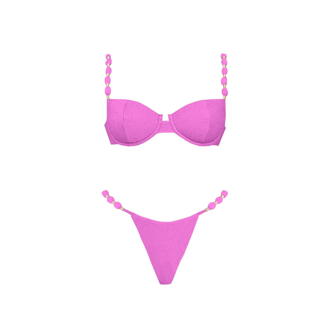 Beautifully Finished Bikini in a Timeless Design, view 6 - Elena Harper