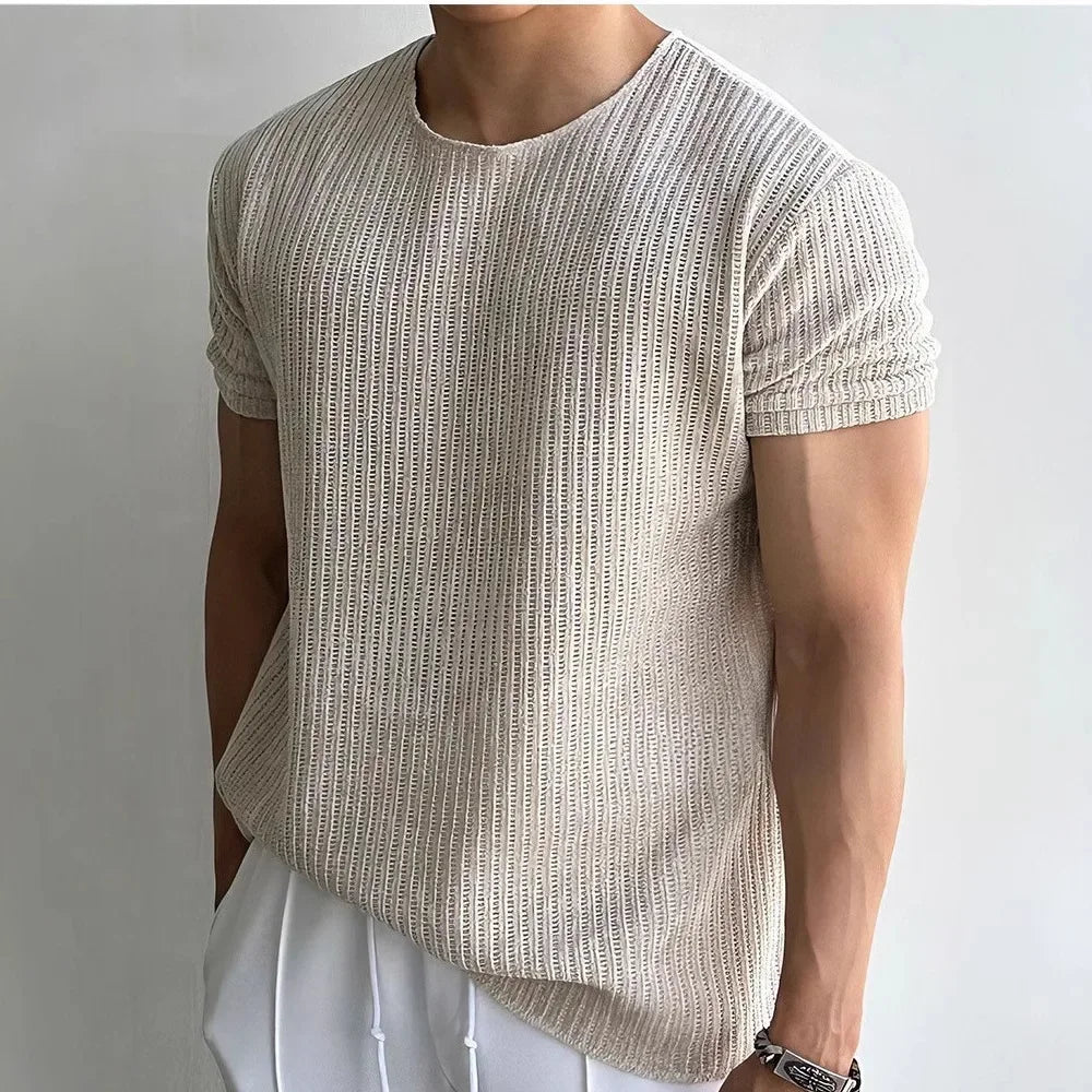 LAURENT MONACO | MENS KNIT T-SHIRT