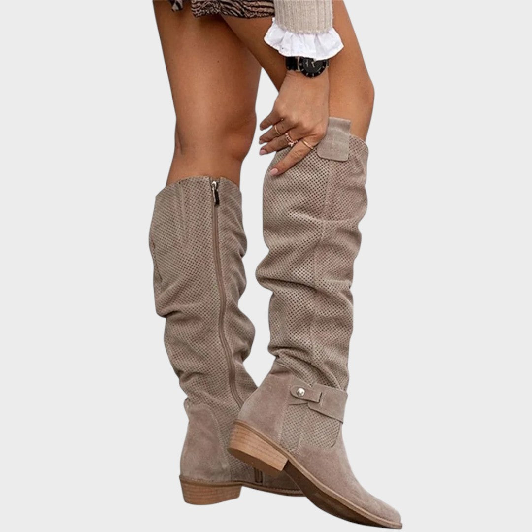 Siena™  |  High-top Velvety Boots