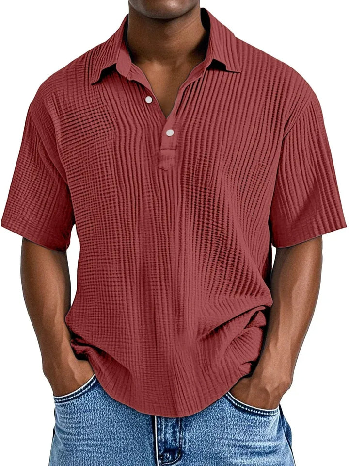 Laurent Monaco Retro Summer Shirt for Men, view 9 - Elena Harper