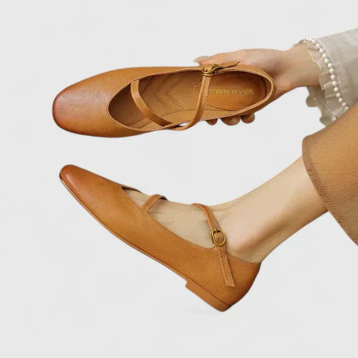 MARGARET – ELEGANT STRAP BALLET FLATS