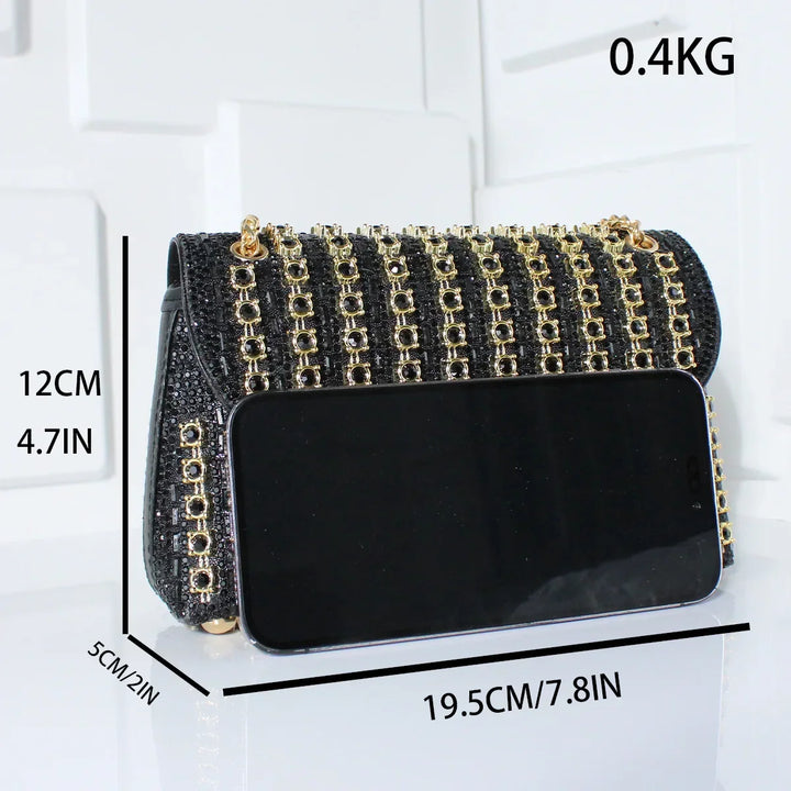 Ladies Mini Bag Solid Color, Suitable for Casual and Evening Wear - Elena Harper