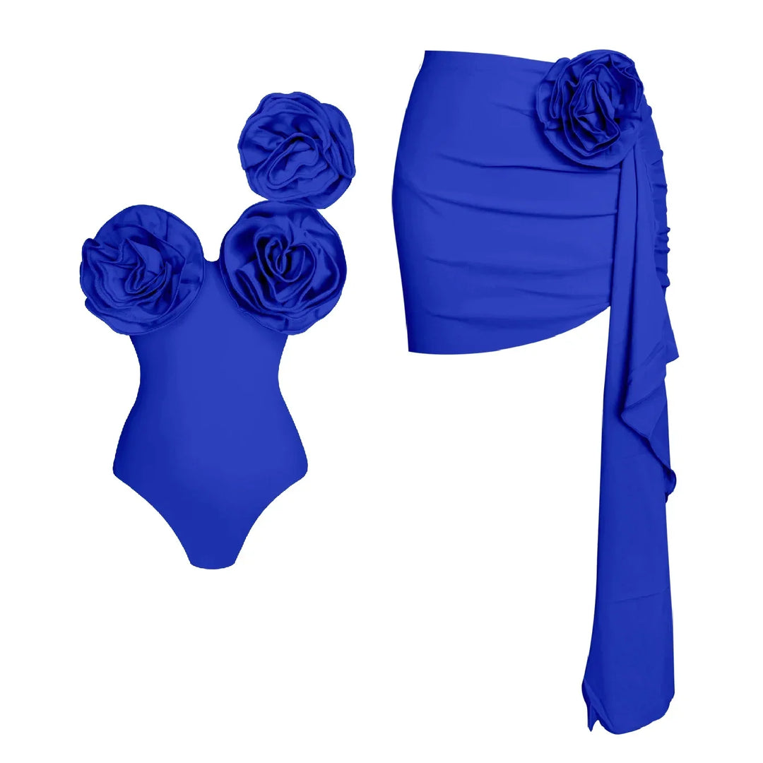 Beautifully Finished Bathing Suit in a Timeless Design - Elena Harper