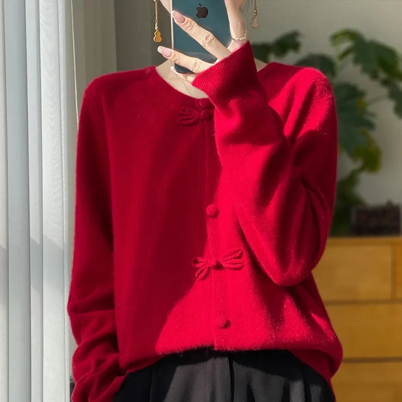 Beatrice | Bow Accented Cardigan