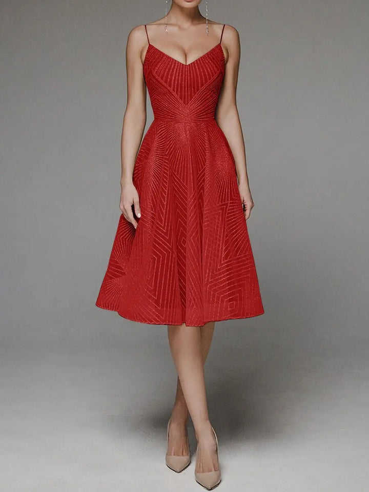 Cora Classic Elegance Dress, view 3 - Elena Harper